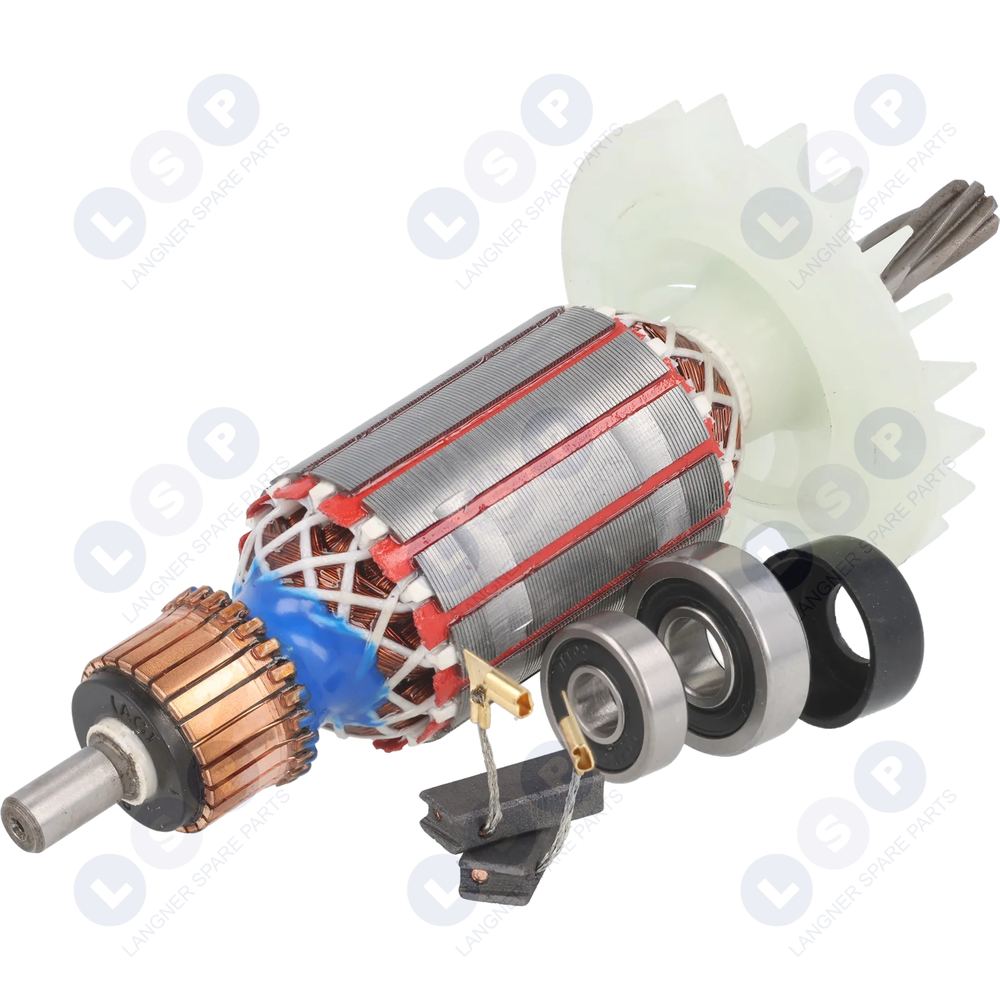 Rotor pre BOSCH GBH 2-26 2400 2600 súprava s ložiskami a kefami
